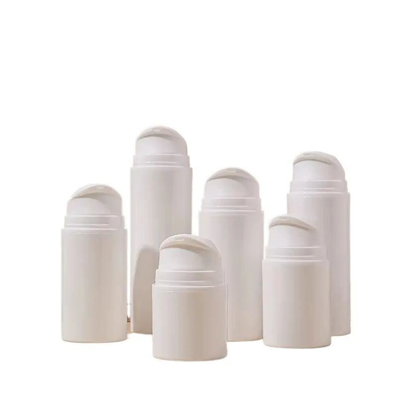 Bulk 48mm White PP Plastic Airless Pump Bottles for Skincare Emulsion 30/150ml Options Available OEM Brand