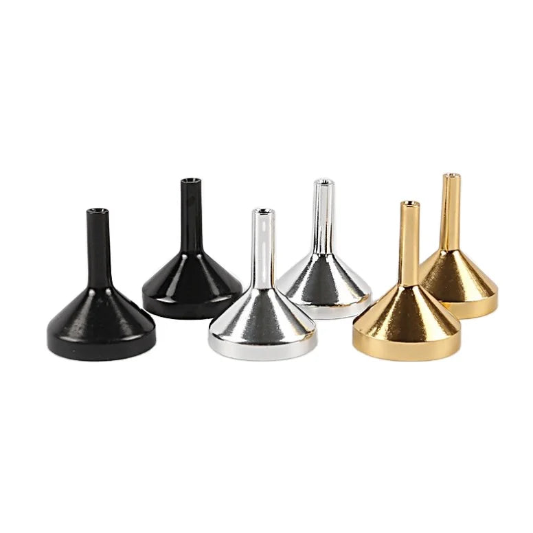 Wholesale Aluminum Mini Funnel for Perfume & Essential Oil Dispensing Cosmetic Use Packaging & Printing Product