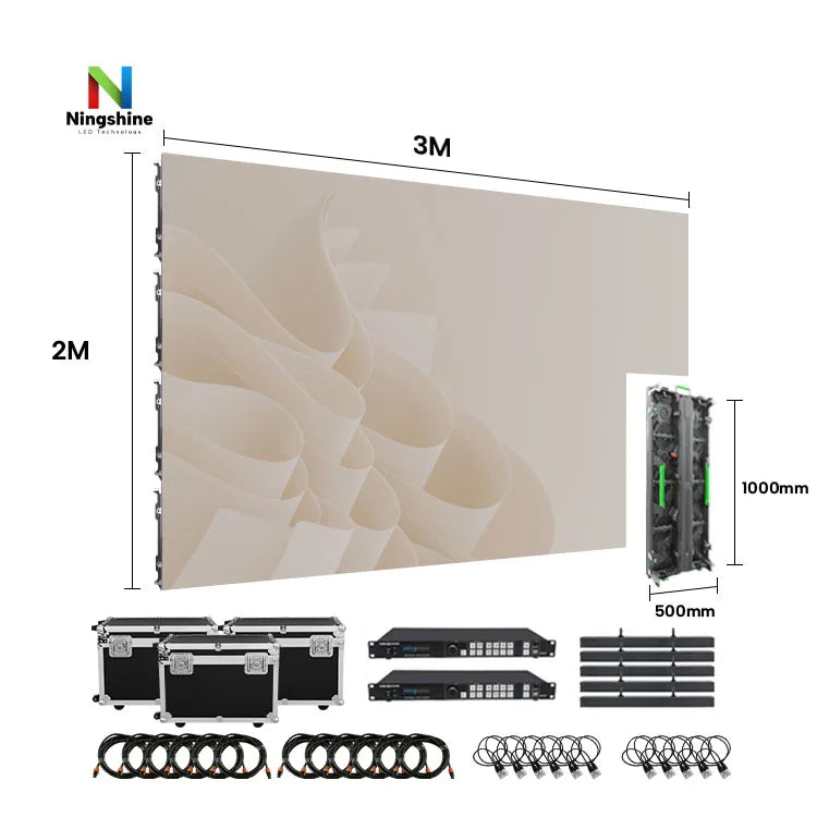 Ningshine 5500nit High Brightness LED Rental Display Outdoor Sports Stadium Led Video Wall P3.91