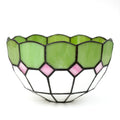 Customizable 8 Inch Stained Glass Lamp Shade Replacement Only Tiffany Style Minimalistic Mediterranean Lampshade