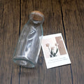 Large Capacity 1000ml Coconut Milk Drink Bottle 1 Liter Yogurt Drinking Glass Milk Bottle with Cork