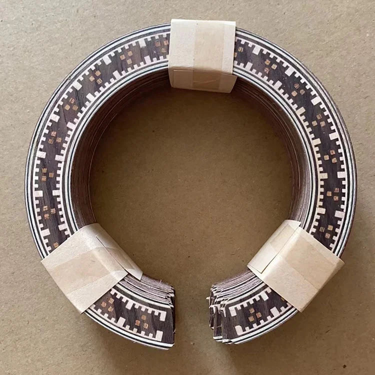 B-146 92*18*0.8mm Wood Inlaid Classical Guitar Soundhole Rosette for Guitar Parts