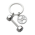 New Dumbbell Weightlifting Key ChainCreative Fitness Sports Equipment Key Chain3D Barbell Dumbbell Key Chain