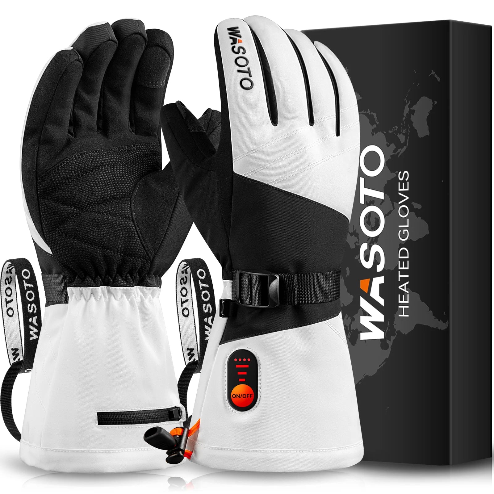 Heated High-quality Gloves Accept Customized Logo Winter Outdoor Activities Waterproof and Breathable Gloves