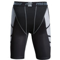 Men's Quick Dry Summer Sports Tight Shorts Basketball Fitness Leggings Running Stretch Training Compression Pants