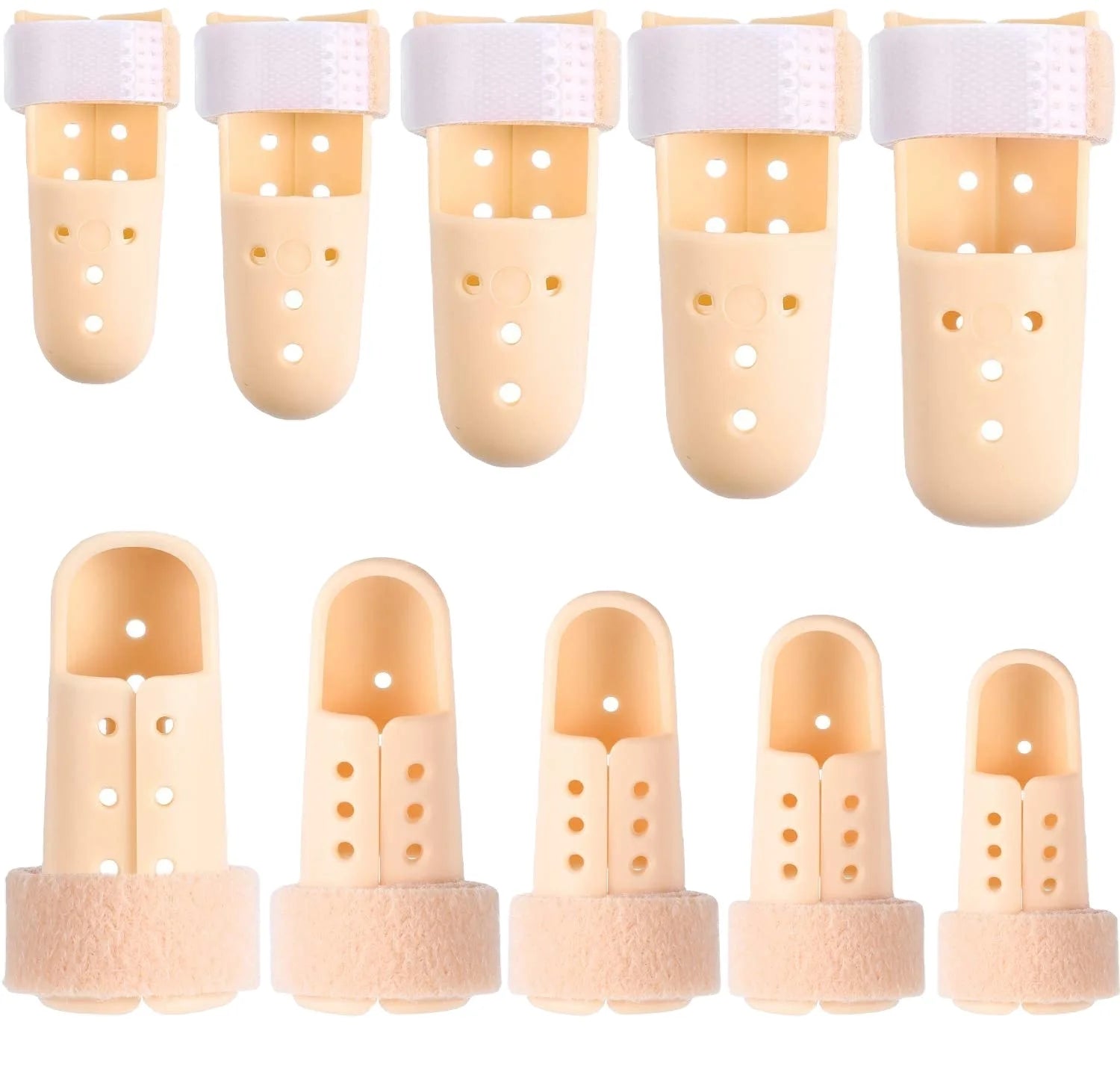 HKJD Hot Sale Universal Finger Splint metacarpal Finger Splint Plastic Finger Splint Mallet Finger Support for Fracture