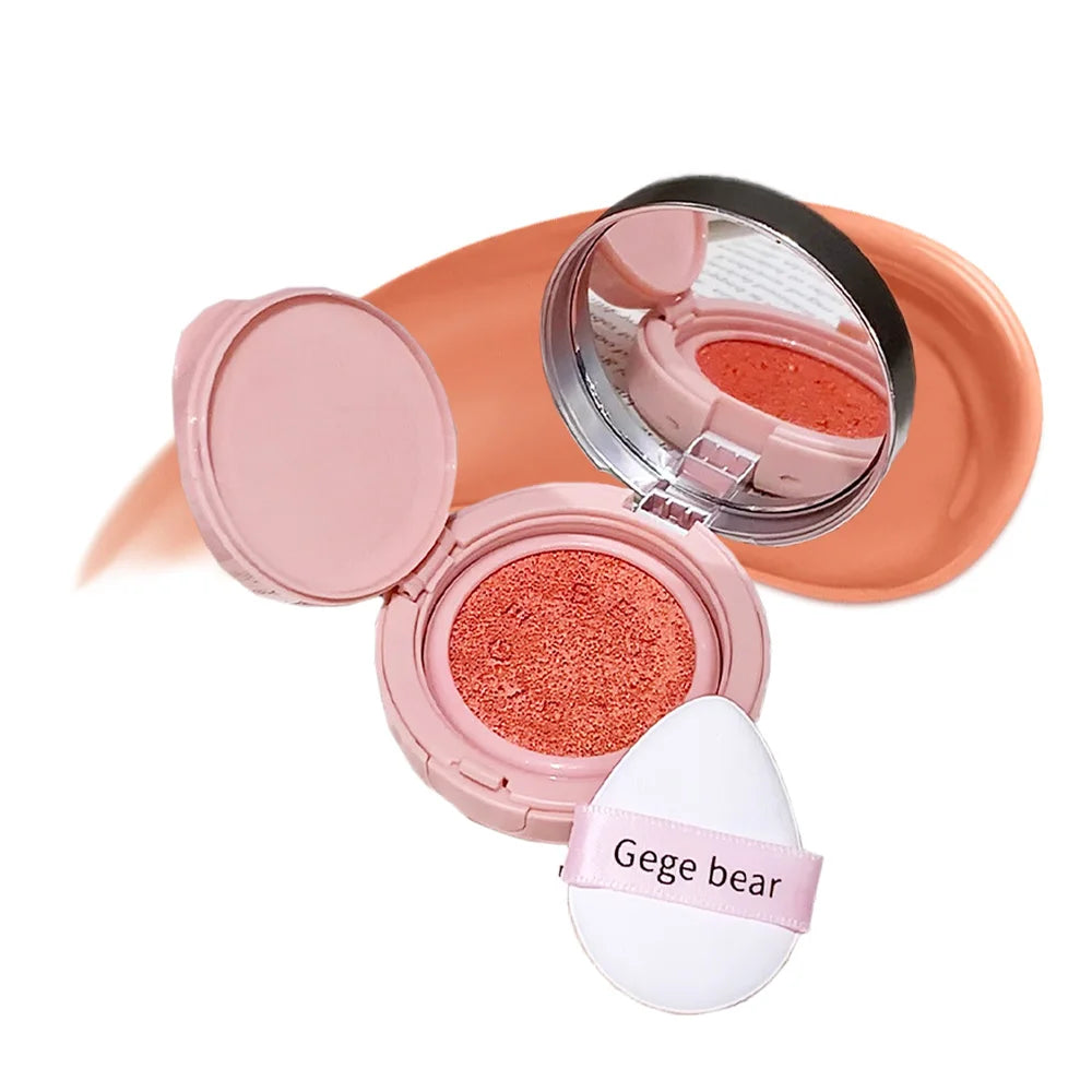 Gege Bear Pink Ballet Lovely Blush Air Cushion Cream New Design Long-Lasting Natural Creamy Makeup for Face Beautiful Included MegaBDM