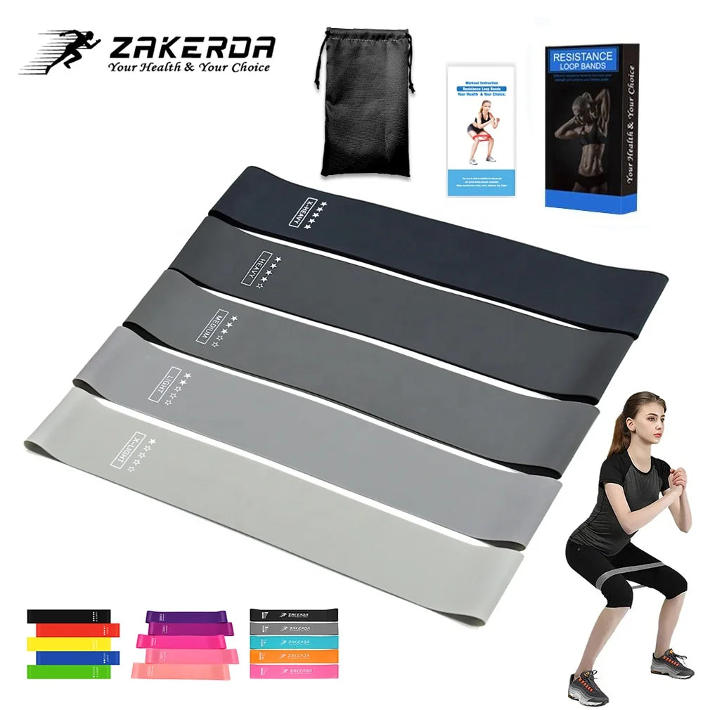 Wholesale Elastic Rubber Fitness Bands Workout Gym Equipment Exercise Strength Training Yoga Pilates Hip Latex Resistance Bands MegaBDM