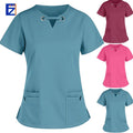 Big Size Scrubs Tops in Color Adult With Zipper Hospital Fashionable Srubs Medical Scrubs Uniform Nurse