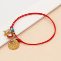 Go2boho Bohemian Summer Handmade Friendship String Evil Eyes Pendant Bracelet Women Pulsera Jewelry Gold Plated Charm Bracelets