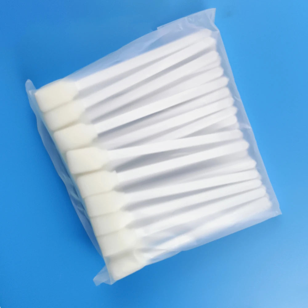 707 Sponge Industrial Swabs Cleaning Buds 50 Pcs Cleanroom Foam Swab for Printer