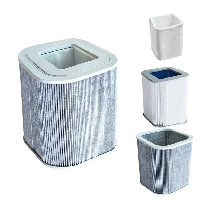 A Set of Filters Cartridges Pre-filter Cotton Middle Filter Active Carbon Hepa Air Filters Supplier