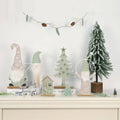 New Year Gifts Nordic Wooden Faceless Old Man Fabric Christmas Tree House Christmas Tabletop Ornaments