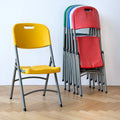 Portable Folding Tables and Chairs Plastic Leisure Office Training Sessions Chairs Barbecue Parties Outdoor Hotel Furniture