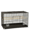 Good Quality Stainless Material Big Size Collapsible Lovebird Breeding Jaula De Pajaro Grande White Black Bird Cage