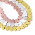 Non Magnetic Hematite Beads Heart Beads Natural Stone DIY 8mm :38 cm 849302