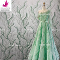HY2140 Top Lady Green Sparkling Beaded and Sequins Laces for Evening Dress Wedding Lace 2023