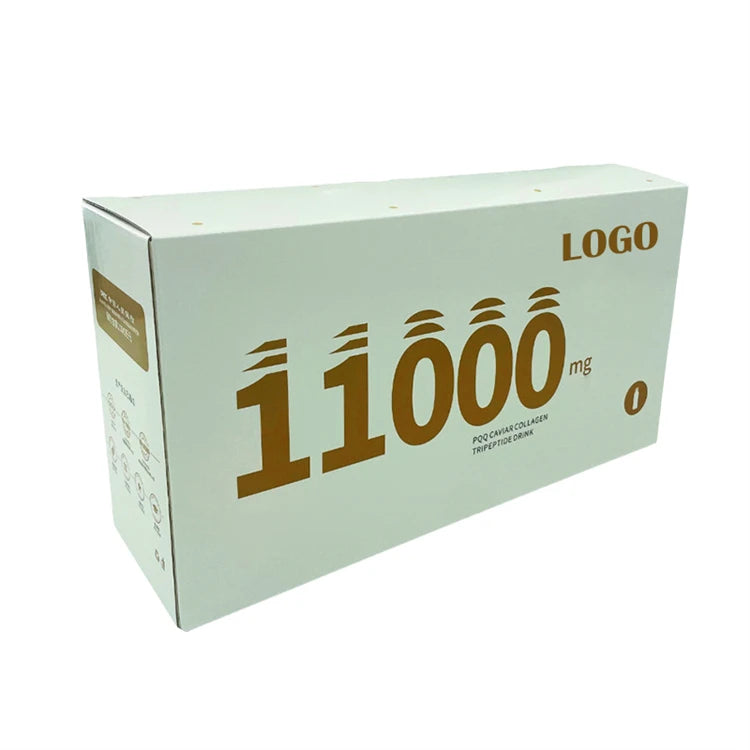 Custom Recycled Materials Folding Packaging Box with UV Coating & Matt Lamination for Beverage Drink