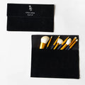 Factory Sale Luxury Velvet Flap Makeup Brush Storage Bag Custom Logo Envelope Jewelry Pouch Recyclable Suede Gemstones Necklaces