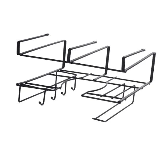 Creative Multi-purpose Cabinet Under Hanging Rack Pot Cover Anvil Knife Board Shelf Kitchen Shelf Furniture Manufacturer MegaBDM