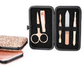 JDK 5pcs Manicure Set Stainless Steel Rose Gold Manicure Tool