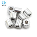 Dong Guan Rich Precision Cnc Machined Steel Flanged Bush Coupling Steel Bush Sleeve Metal Reducing Spacer Bush