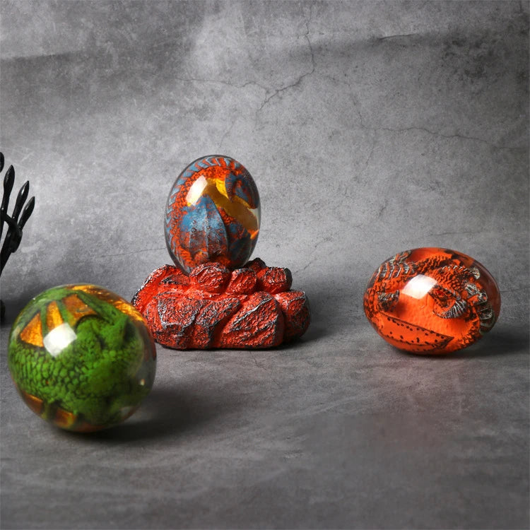 Luminous Lava Dragon Egg GTB03 Game Resin Dinosaur Egg Thrones Creative Decorative Ornaments