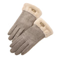 Women Winter Cold Cycling Touch Screen Windproof Thick Lining Warm Thermal Outdoor Sports Protective Gloves