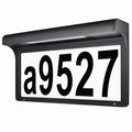 House Number Address Sign LED Solar Light Outdoor Door Plate Wall Light Metal Plaque for Home Garden Yard Hotel Dropshipping
