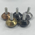 Gold M6 Angle Height AdjustableSwivel Furniture Leg Levelers Glide Adjustable Leveling for Tables Chairs Cabinets Riser