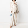 2025 High-End Women's Commuter Style Suit Set Quality Fabric with Belt Decoration for Spring and Autumn New Fashionable Look