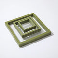 Green Color Many Stock Colors Size Clear 3d Floating Frame Holder Box for Jewelry Portable Jewelry Box
