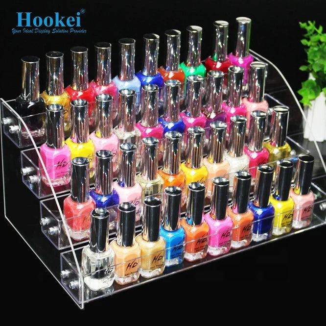 March Promotion Nail Polish Display Acrylic Display Stand Nail Polish Stand Rate in Hindi Nail Polish Stand