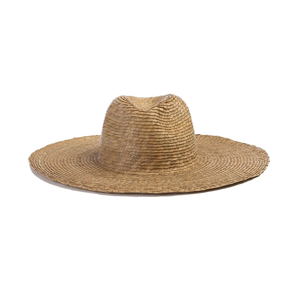 Summer Luxury Women's Natural Straw Hat Wide Brim Fedora Large Panama for Outdoor Travel Vacation Sun Protection-Sombreros Sun