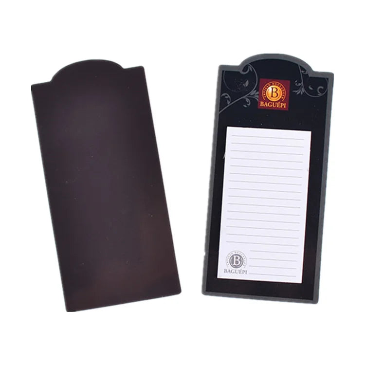 Factory Directly Fridge Magnet Memo Pads Sticky Notes Tear Notepads Custom Die Cut 80g Offset Paper 7x10cm Office