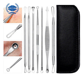 2025 Safebond Stainless Steel Silver Face Acne Removal Tool Kit Pimple Extractor CE Certified Beauty Personal Feminine Hygiene