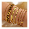 HOVANCI Anti Tarnish Jewelry Stainless Steel Bracelets Wholesale Waterproof Stainless Steel Women Bracelets