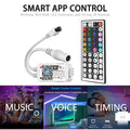Smart WIFI LED Controller DC12-24V 100W 3 Channel Common Anode Signal Dimmer Blue Tooth Voice 44 Key IR Remote 50M Range RGB