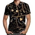 2025 New Arrival High-End Hawaiian Vintage Retro Design Short Men's Shirt Personalized Camisa Hawaiana