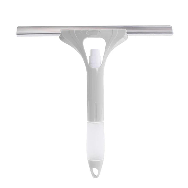 Mini Household Silicone Wiper with Plastic Handle Gentle Glass Window Cleaner Mini Glass Artifact Squeegee