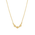 925 Sterling Silver Custom Jewelry Wholesale 18k 14k Gold Vermeil Anchor Link Necklace for Women