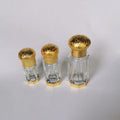 Luxury Golden Crown Cap 3ml 6ml 12ml Arabic Attar Perfume Oud Bottle