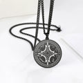 Mastery of the Magical Arts Talisman Pendant Necklace Stainless Steel Men Jewelry Supernatural Amulet