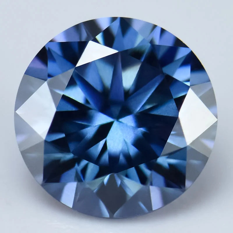 XINGYUE Factory Wholesale Colored Diamond Blue Green Pink Moissanite for Ring and Jewelry