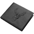 3D Deer Head Design Men's PU Leather Wallet With Multiple Card Slots for Men's Wallet