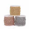 New Designs Chains for Jewelry MakingColor Retention 1.5/2.0mm Spacer Bead ChainSemi-finished Stainless Steel Chain