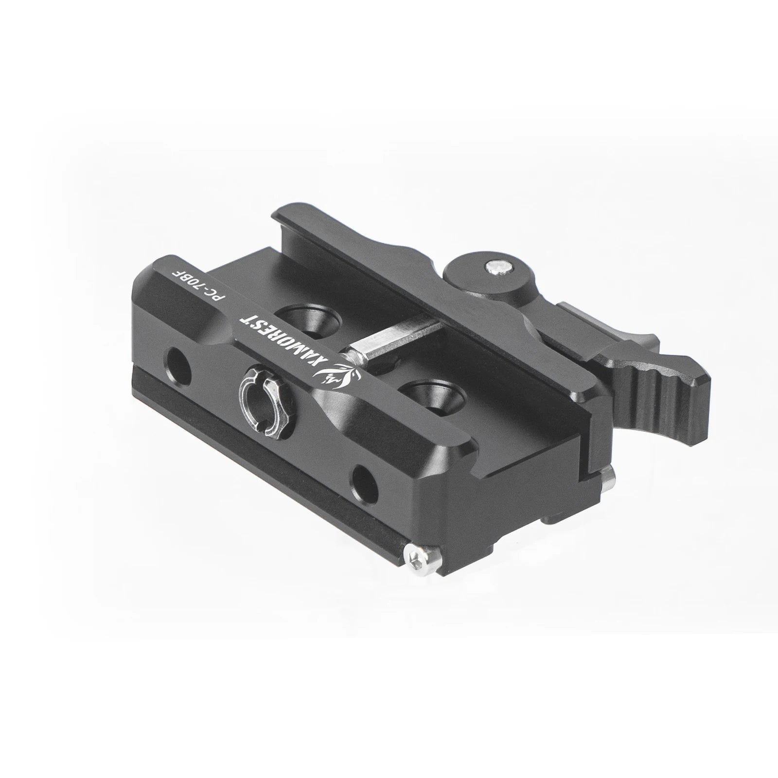 Aluminum Lever-Release Style Clamp Quick Lease Plate with Leveling Bubble
