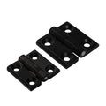 Custom Black Zinc Alloy Plate Hinges Heavy Duty Hinge for 2020 3030 4040  Aluminum Extrusion Profile