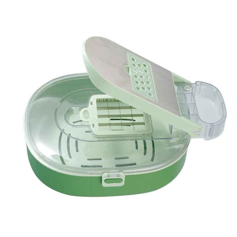 2025 Hot Selling Kitchen Gadget Multifunctional Grater Fruit Onion Cutter Dicer Manual Salad Slicer of Vegetable Chopper Slicer