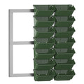 Modern Outdoor Garden Sunscreen Breakage Resistant Plastic Plant Flowers for Home Restaurants All-Season Vertical Wall Planter